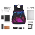 thumbnail image 4 of Balery Futuristic Purple Panther A、 Mochila ligera para hombre y mujer: duradera e impermeable, ideal para la escuela, el trabajo, viajes y uso diario., 4 of 7