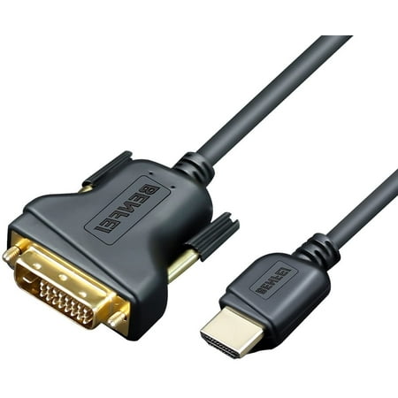 BENFEI Câble HDMI vers VGA avec Audio, 1,8 m entrée HDMI vers
