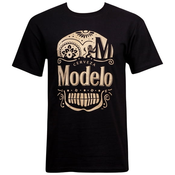 Modelo Especial Gold Ink Day of the Dead Black T-shirt-Medium