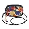 thumbnail image 2 of FORMRS Mini Crossbody Bag for Women Adjustable Rope Shoulder Casual Phone Purse, Large Colorful Flowers Pattern, 2 of 7
