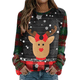 thumbnail image 1 of Suéteres de Navidad feos, jerséis de gran tamaño, sudadera con estampado divertido en 3D para fiesta navideña, cumpleaños y Navidad, 2024, 1 of 5