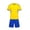C Yellow, variant on Kids Soccer Jersey Ndbuld Children's Solid Color Football Suit Set Campus Sports Games Performance Matches Training Uniforms Jerseys Kids