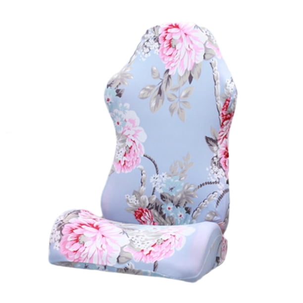 s pa juegos Funda elástica s de ordenador pa juegos de oficina de material cuero Funda s de de creras Flor rosa Gloria Funda giratoria para sillón