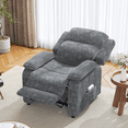 thumbnail image 5 of Erinnyees Electric Recliner Chair,Oversized Recliner Chair with USB Charging Port and Convenient Side Pockets,Reclining Sofa Chairs for Living Room Bedroom, Dark Gray, 5 of 9