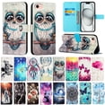 thumbnail image 2 of Funda de cuero con tapa para Samsung Galaxy A32 4G A33 A34 A35 A40 A41 A42 A50 A51 A52 A53 A54 A55 A520 Linda funda con billetera estampada, 2 of 5