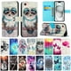 thumbnail image 2 of Funda de cuero con tapa para Samsung Galaxy A32 4G A33 A34 A35 A40 A41 A42 A50 A51 A52 A53 A54 A55 A520 Linda funda con billetera estampada, 2 of 5