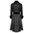 thumbnail image 4 of Kiplyki Clothes Men's V-neck Vintage Tuxedo Coat Long Button Jacket Coat, 4 of 6