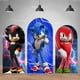 thumbnail image 2 of Arco de fondo de Sonic Hedgehog para fotografía, fondo de poliéster para decoración de fiestas de cumpleaños de niños, accesorios para fotomatón de baby shower, 2 of 4