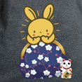 thumbnail image 3 of CafePress - Japanese Style Rabbit With Purse T Shirt - Women's Traditional Fit Dark T-Shirt, 3 of 4