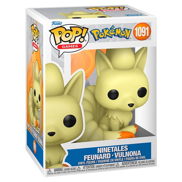 Figura Coleccionable Funko Pop Games Pokemon Ninetales 1 Pieza