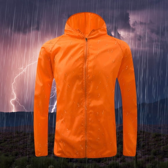 Chaqueta impermeable impermeable de mujer con capucha - Cortavientos ligera y transpirable para senderismo y viajes al aire libre