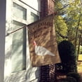 thumbnail image 2 of Caroline's Treasures CK6933CHF Beltsville Small White Turkey Hen Welcome Flag Canvas House Size , Large, multicolor, 2 of 4