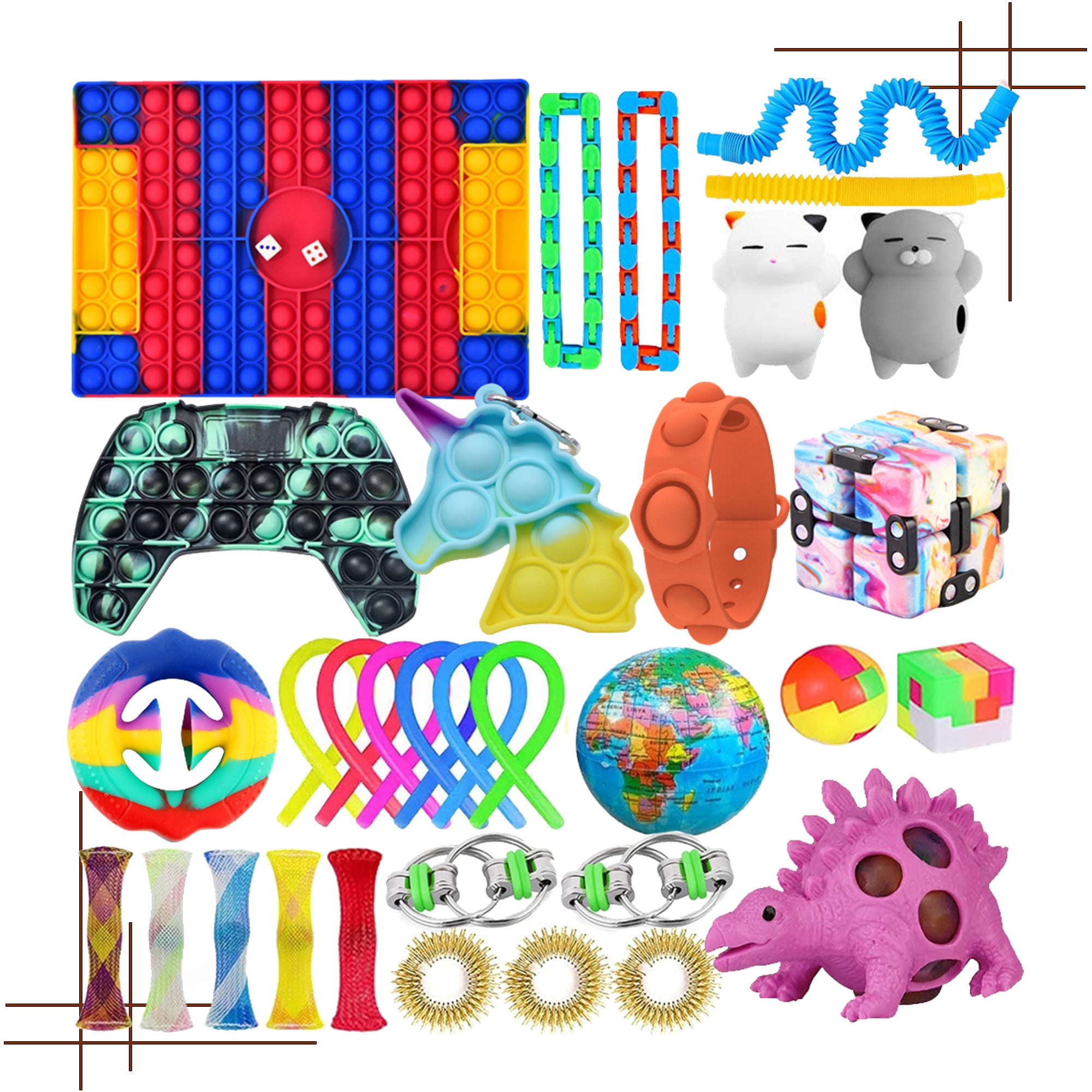 Fuleadture Fidgets Baby Kid Toys ADHD Fidget Toys For 3 Year Old Boys