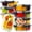 Black, variant on 8 Pack Glass Meal Prep Containers 3 Compartment 36oz Food Storage With Lids Airtight Lunch Bento Boxes & Leak Proof (8 8 Container) - Black
