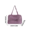 thumbnail image 3 of Waterproof Nylon Trip Crossbody Bag, Large Capacity Lightweight Handbag For Women, Casual Daily Commute & Weekend Overnight Bag, 1 Pack, 3 of 7