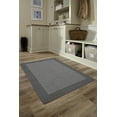 thumbnail image 3 of Mainstays Farmhouse Faux Sisal Olefin Gray Border Indoor Accent Rug, 2'6" x 3'10", 3 of 10