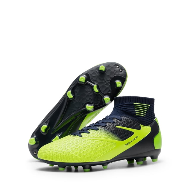 Botines de Fútbol para Hombre DREAM PAIRS Altos Amarillo Neón Talla 7.5