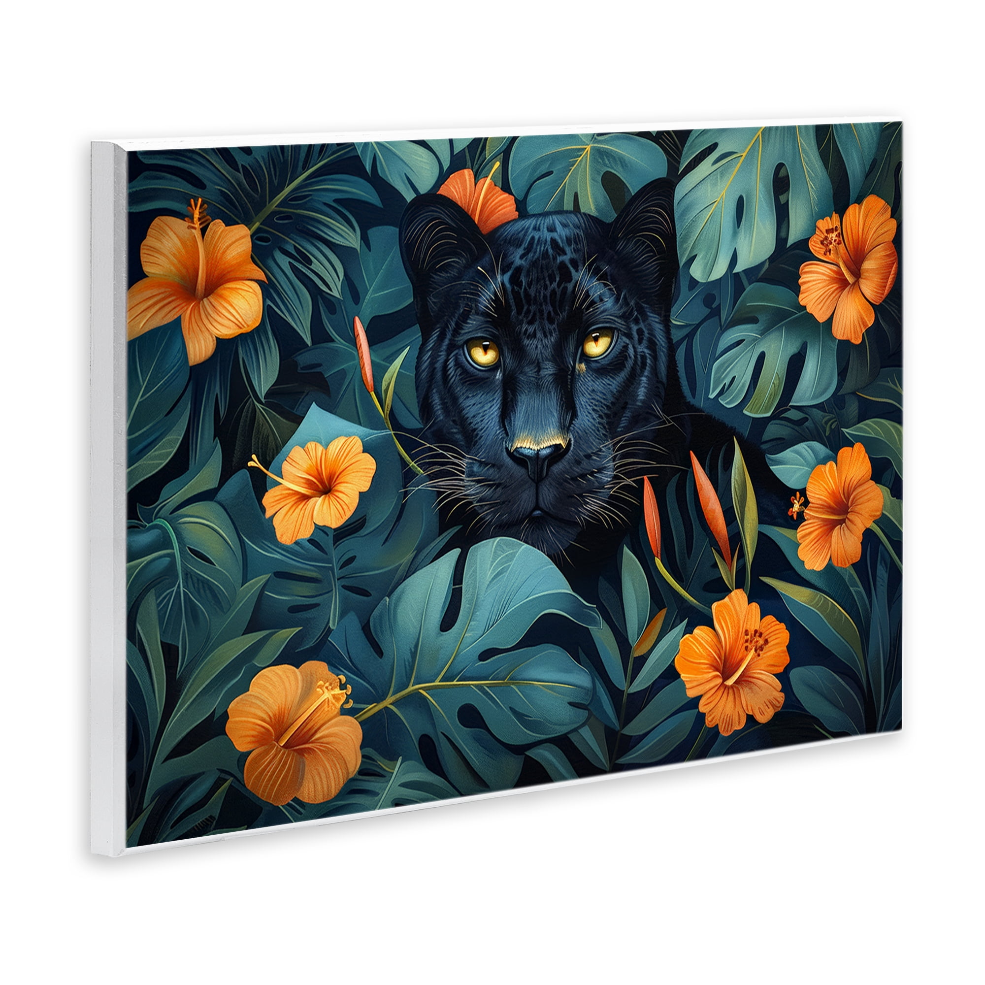 Stupell Industries Hiding Panther's Paradise Wall Plaque Art, design by Ray Powers