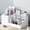 White, variant on XIMEI Makeup Organizer with Drawers, Cosmetic Storage for Dresser/Vanity/Bathroom Countertop, Toothpaste Holder, for Kids/Family, Pink