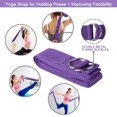 thumbnail image 4 of Juego de herramientas de 3 piezas (2 ladrillos de yoga, 1 correas de yoga) para ejercicios de yoga Relajación Fitness, EVA, Pilates JFHHH pequeña, 4 of 5