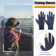 thumbnail image 4 of Guantes de pesca 1 par de guantes de pesca para hombres y mujeres resistentes al desgaste 2 dedos cortados seda helada transpirable Universal protección de manos para pesca manoplas para ciclismo JShteea El nuevo, 4 of 7