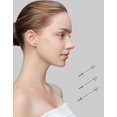 thumbnail image 5 of 2PCS 14G G23 Titanium Straight Barbell Spike Cartilage Earring Bars Nipple Ring Spiked Helix Piercing Jewelry Externally Threaded, 5 of 5