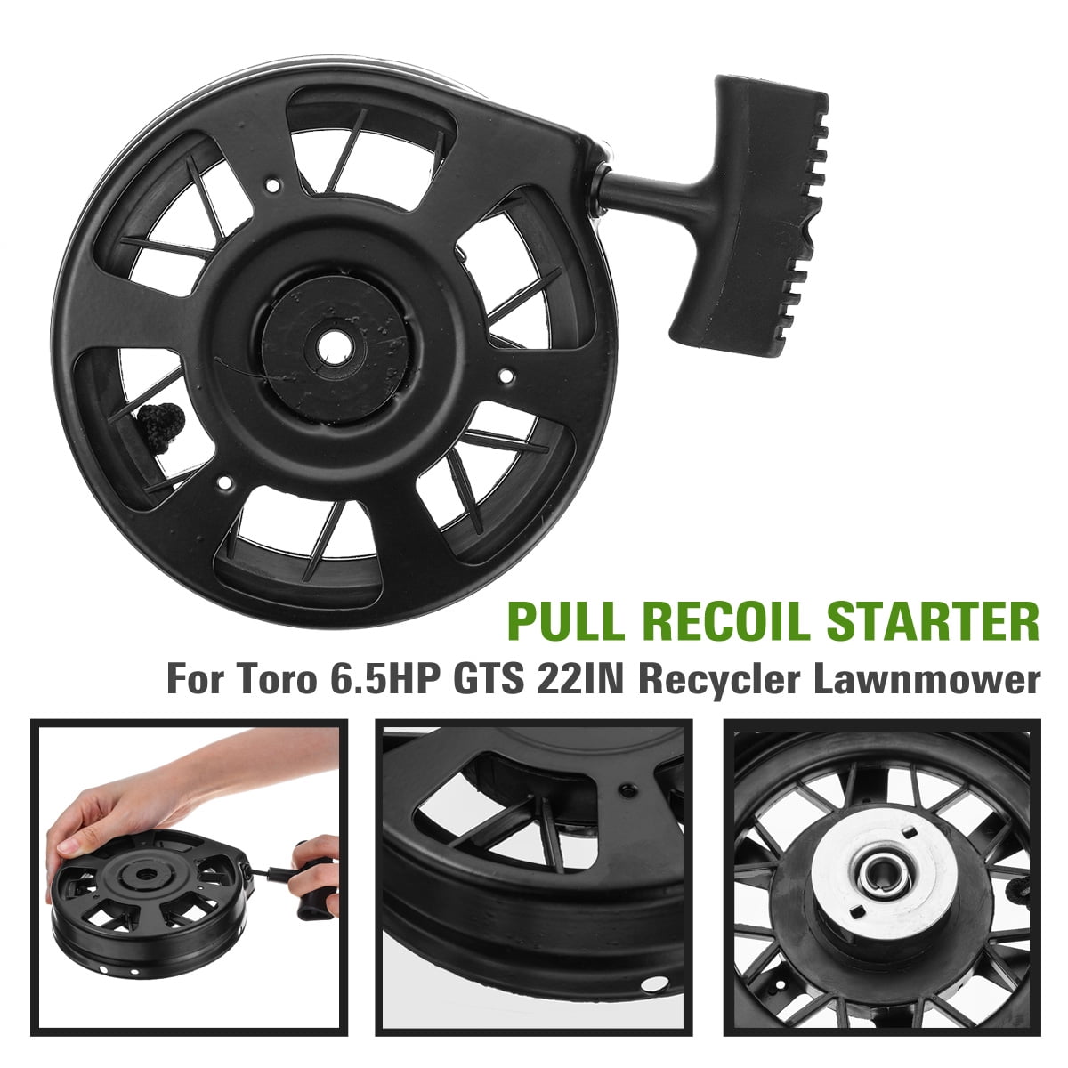 6" Lawn Mower Recoil Pull Start Starter For Toro 6.5HP GTS Recycler