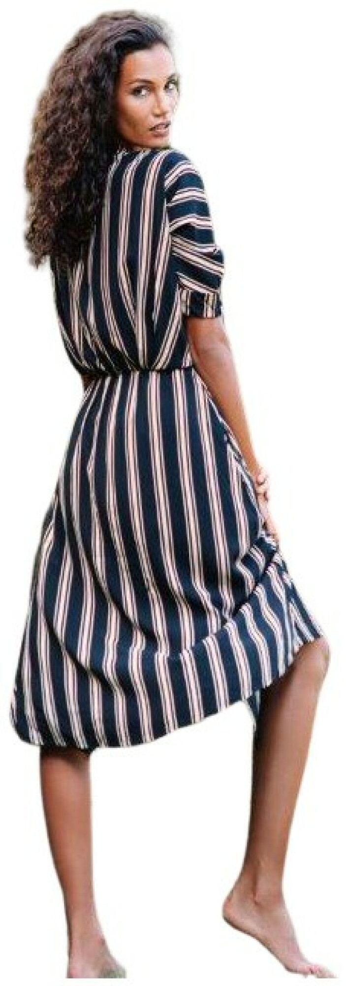 DressBarn Women's Kaftan Striped Dress 