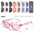 thumbnail image 4 of Gafas de Sol VANLINKER Rosadas con Montura de Ojo de Gato y Protección UV400 para Mujer, 4 of 4