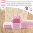 thumbnail image 4 of HeeHom Cat Comb for Long & Short Hair Cats - One Click Self-Cleaning Deshedding Brush for Indoor Pets, Rabbit & Small Dog Grooming Tool with Stainless Steel Teeth, 4 of 8