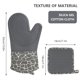 thumbnail image 3 of Muyoka Soportes para ollas de silicona Guantes antideslizantes para horno Manoplas para horno de cocina Guantes para horno de algodón Soportes para ollas Muyoka Hogar, 3 of 7