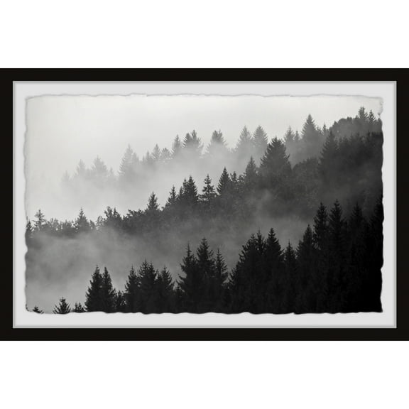 Marmont Hill Foggy Dawn Framed Painting Print
