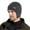 Dark Gray, variant on Men's Winter Hat Lined Warm Knit Cap Unisex Cold Weather Ear for Outdoor Activities