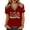 Wine, variant on JULMCOMO 4th of July Shirts Women Red White Blue V Neck 250th Anniversary Tops Patriotic Short Sleeve American Flag T Shirts Beige M