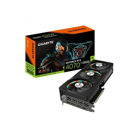 GIGABYTE - NVIDIA GeForce RTX 4070 Ti SUPER Gaming OC 16GB GDDR6X PCI Express 4.0 Graphics Card - Black