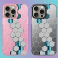thumbnail image 2 of Iphone 15 Series Fashion White Honeycomb Building Block Imd Silicone Phone Case,iPhone 14 Pro Max, 2 of 7