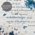 thumbnail image 6 of Christian Bible Verse Shower Curtain Rustic Farmhouse Flower Showers Curtains for Bathroom Christian Scriptures Trust in Lord Waterproof Polyester Fabric Bathroom Decor Curtain with Hooks 72x72 Inches, 6 of 6