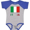 thumbnail image 3 of Inktastic Italy Flag & Italia Black Border Boys or Girls Baby Bodysuit, 3 of 5