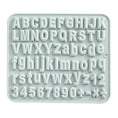 

Chocolate Letter Molds|Alphabet Number Silicone Molds for Chocolates|Food Grade Heat Resistant Number Molds for Candy Pudding Cake Decoration