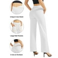 thumbnail image 5 of G4Free Wide Leg Pants for Women Loose Yoga Pants with Pockets Petite/Regular/Tall Stretch Casual Lounge Pants, 5 of 7