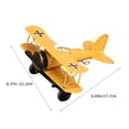 thumbnail image 2 of Retro Airplane Model Vintage Decorative Aircraft Desktop Metal Craft Plane Ornament, 2 of 8