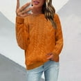 thumbnail image 3 of Vedolay Womens Cute Sweater Womens Crew Neck Long Sleeve Pullover Sweater Casual Loose Fall Tops,D S, 3 of 4