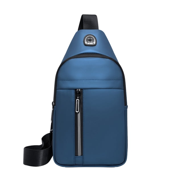 Bolsas para las Mujeres Bolsa de Espalda Pequeña Bolsa de Hombro de Pecho Transversal, Paño 30x17x5.5cm Bolsa de Viaje con Agujero de Auriculares para Hombres Mujeres Niños,Bolsas Transversales para M