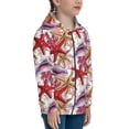 thumbnail image 5 of Kdxio Coral Reef Pattern Kids Boys Girls Zip Up Hoodie 3D Printed Hooded Sweatshirt Hoody Coat with Pocket 7-12 Y-Medium, 5 of 6