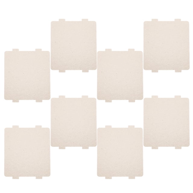 PAMINGONO 8Ud Mica Sheet for Oven Color Plated Silver Heatproof Mica Board for Microwave Oven Replacement Part