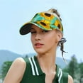 thumbnail image 6 of Bingfone Adjustable Empty Top Sun Visor For Women And Men-Sunflowers With Green Leaves, 6 of 8