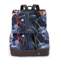 thumbnail image 1 of Goofa The Nightmare Before Christmas Pattern Leather Backpack Purse for Women Fashion Multipurpose Design Handbag Ladies Shoulder Bags Travel Backpack, 1 of 4