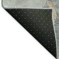 thumbnail image 5 of Addison Rugs Mayfield Premium Machine Washable Transitional Abstract Gray Round Rug, 8' X 8' Machine Washable Transitional Abstract Gray Oversized Sherpa Throw Blanket, 5 of 6