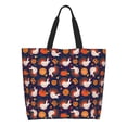thumbnail image 3 of Fuzoiu Turkey And Thanksgiving Print Tote Bags for Women,Shoulder Bag, Gym Tote,Top Handle Ladies Shoulder Bags for Work Beach Travel and Shopping Grocery, 3 of 9