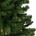 thumbnail image 4 of Northlight Pre-Lit Slim Noble Fir Artificial Christmas Tree - 4' - Clear Lights, 4 of 7